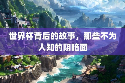 世界杯背后的故事，那些不为人知的阴暗面洪湖市顺升工程机械租赁有限公司