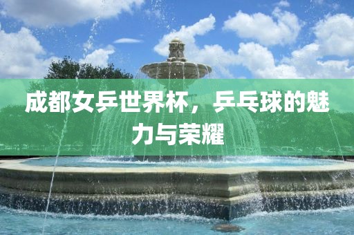 成都女乒世界杯，乒乓球的魅力与荣耀