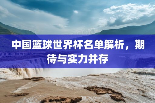 中国篮球世界杯名单解析，期待与实力并存