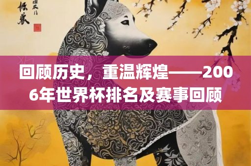 回顾历史，重温辉煌——2006年世界杯排名及赛事回顾