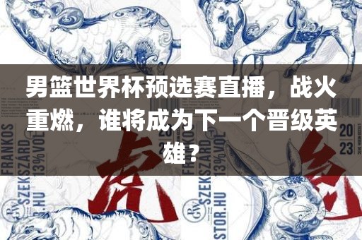 男篮世界杯预选赛直播，战火重燃，谁将成为下一个晋级英雄？