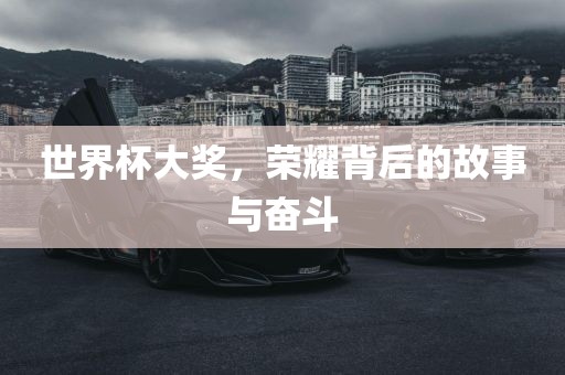 世界杯大奖，荣耀背后的故事与奋斗洪湖市顺升工程机械租赁有限公司