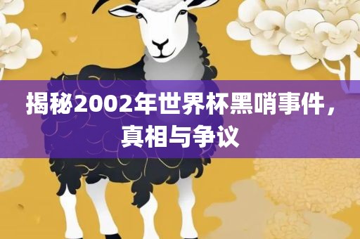 揭秘2002年世界杯黑哨事件，真相与争议洪湖市顺升工程机械租赁有限公司