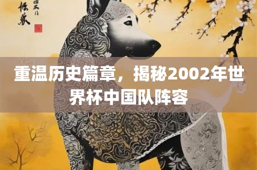 重温历史篇章，揭秘2002年世界杯中国队阵容洪湖市顺升工程机械租赁有限公司