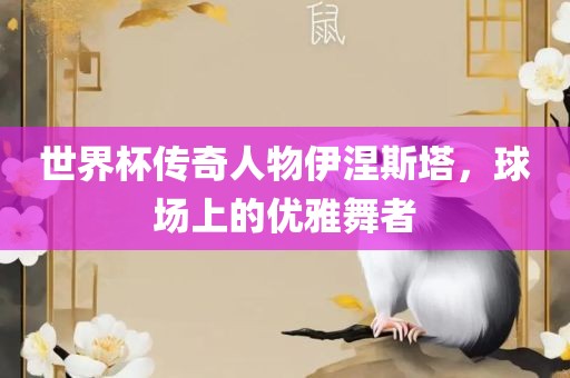 世界杯传奇人物伊涅斯塔，球场上的优雅舞者洪湖市顺升工程机械租赁有限公司