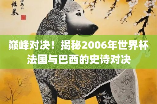 巅峰对决！揭秘2006年世界杯法国与巴西的史诗对决