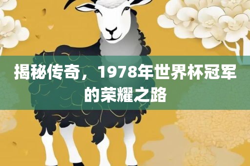 揭秘传奇，1978年世界杯冠军的荣耀之路洪湖市顺升工程机械租赁有限公司