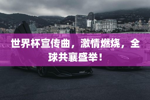 世界杯宣传曲，激情燃烧，全球共襄盛举！洪湖市顺升工程机械租赁有限公司