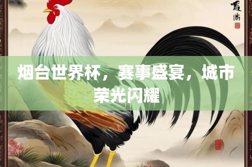 烟台世界杯，赛事盛宴，城市荣光闪耀