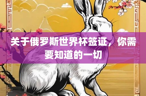 关于俄罗斯世界杯签证，你需要知道的一切洪湖市顺升工程机械租赁有限公司