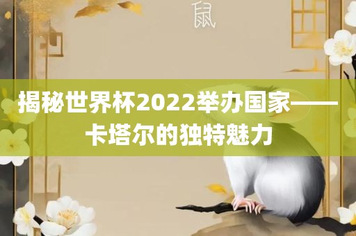 揭秘世界杯2022举办国家洪湖市顺升工程机械租赁有限公司——卡塔尔的独特魅力