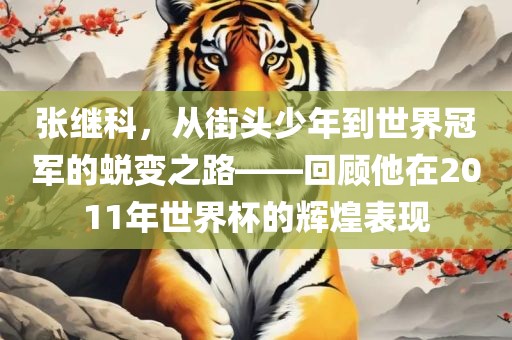 张继科，从街头少年到世界冠军的蜕变之路——回顾他在2011年世界杯的辉煌表现洪湖市顺升工程机械租赁有限公司