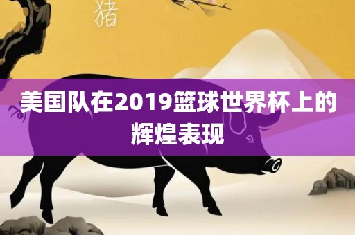 美国队在2019篮球世界杯上的辉煌表现洪湖市顺升工程机械租赁有限公司