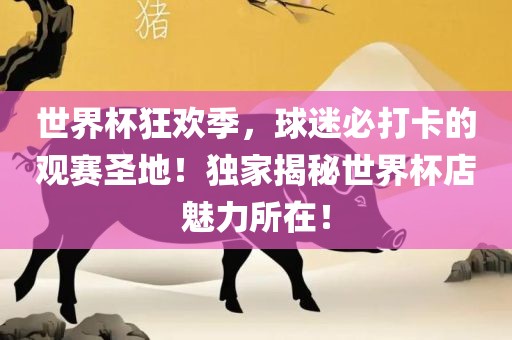 世界杯狂欢季，球迷必打卡的观赛圣地！独家揭秘世界杯店魅力所在！洪湖市顺升工程机械租赁有限公司