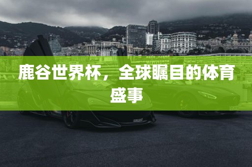 鹿谷世界杯，全球瞩目的体育盛事洪湖市顺升工程机械租赁有限公司