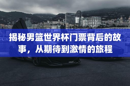 揭秘男篮世界杯门票背后的故事，从期待到激情的旅程洪湖市顺升工程机械租赁有限公司