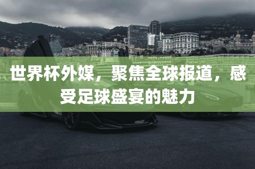 世界杯外媒，聚焦全球报道，感受足球盛宴的魅力洪湖市顺升工程机械租赁有限公司