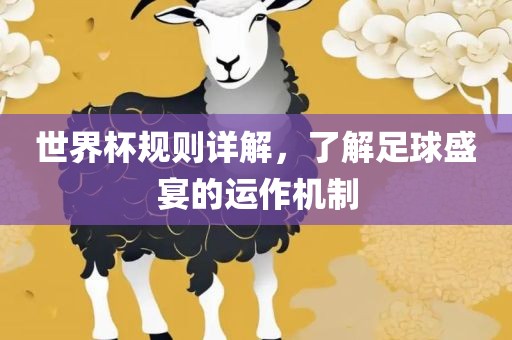 世界杯规则详解，了解足球盛宴的运作机制