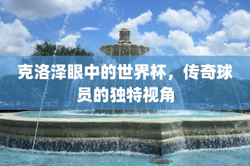 克洛泽眼中的世界杯，传奇球员的洪湖市顺升工程机械租赁有限公司独特视角