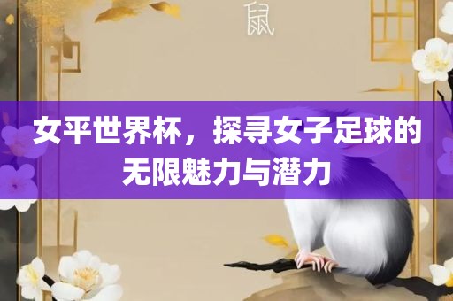 女平世界杯，探寻女子足球的无限魅力与潜力洪湖市顺升工程机械租赁有限公司