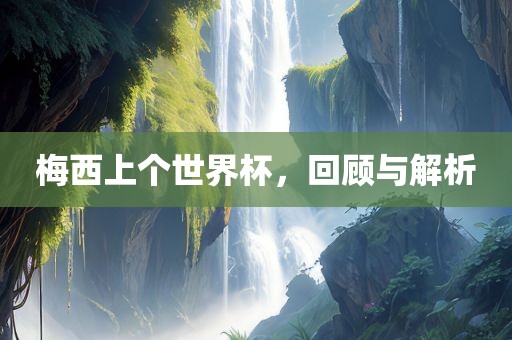 梅西上个世界杯，回顾与解析洪湖市顺升工程机械租赁有限公司